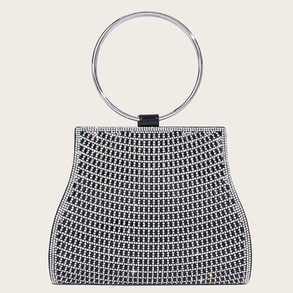Women’s Rhinestone Diamond Evening Bag – Bridal Clutch Purse for Party, Wedding & Special Occasions