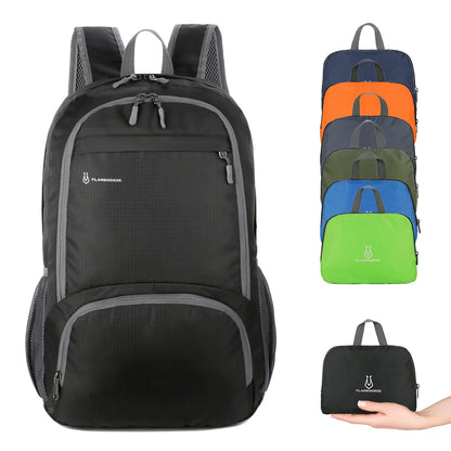 Lightweight Foldable Backpack - Waterproof Packable Daypack for Men & Women, Travel, Hiking, Outdoor Cycling & Camping Bag