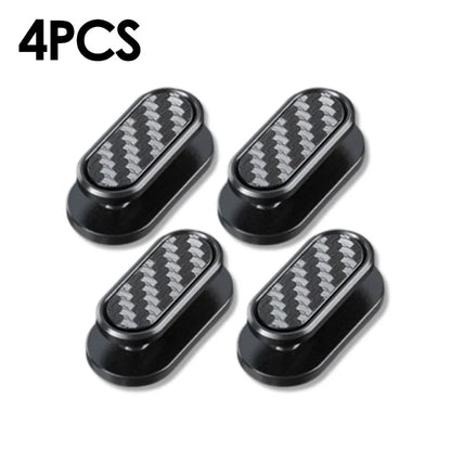 Car Invisible Small Hooks – Carbon Fiber Self-Adhesive Dashboard Wall Hook for USB Cable, Headphones, Keys, Car Interior Organizer