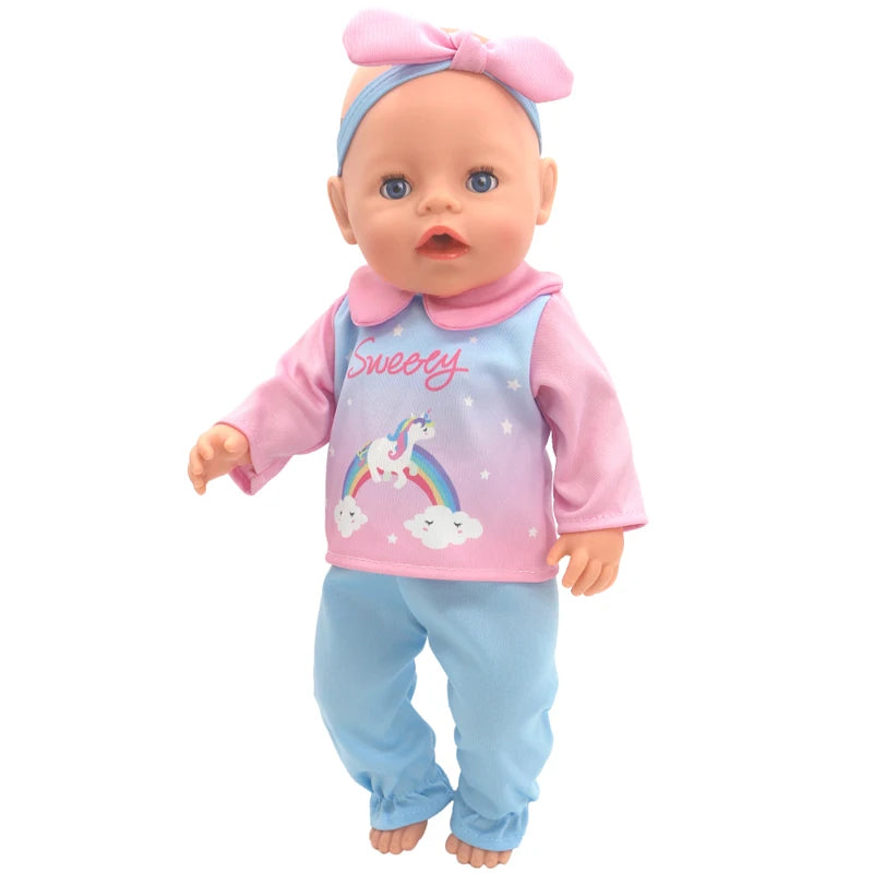 18-Inch American Girl Doll Clothes – Coat, Tights & Pants Outfit for Newborn & Baby Dolls