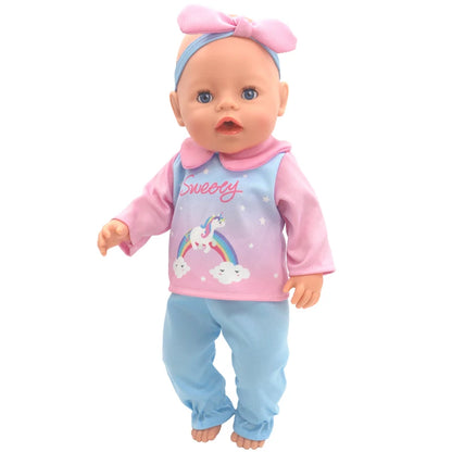 18-Inch American Girl Doll Clothes – Coat, Tights & Pants Outfit for Newborn & Baby Dolls