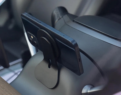 Magnetic Steering Wheel Phone Holder for Tesla Model 3/Y/S/X – Universal Auto Mount Stand for Apple, Xiaomi & Huawei Smartphones