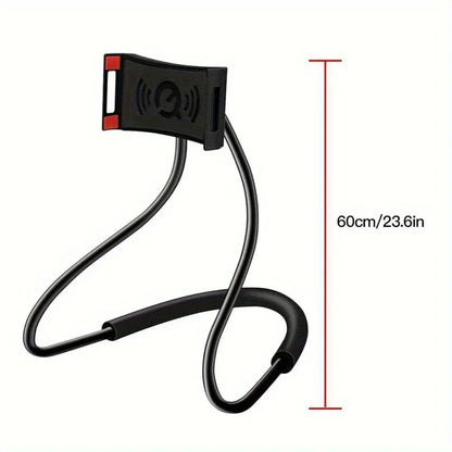 360° Flexible Neck Phone Holder - Hands-Free Hanging Stand for iPhone, Samsung & Xiaomi