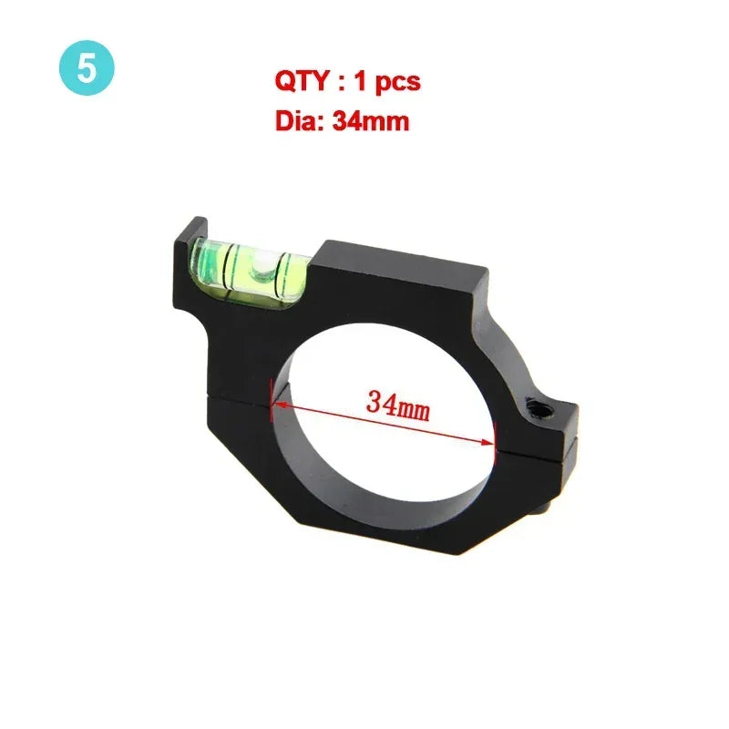 Discovery Rifle Scope Bubble Level – Spirit Level for 25.4mm, 30mm, 34mm Airgun & Airsoft Tube Mounts