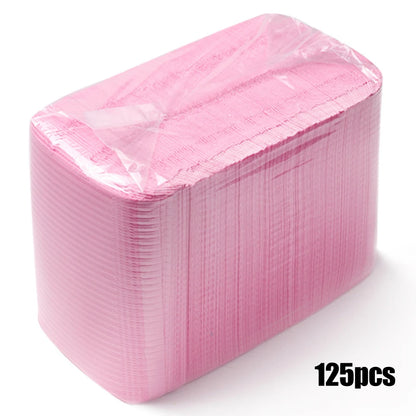30/50/125PCS Disposable Tattoo & Nail Clean Pads – Waterproof Medical Paper Mats for Eyelash, Grafting & Beauty Tool Accessories