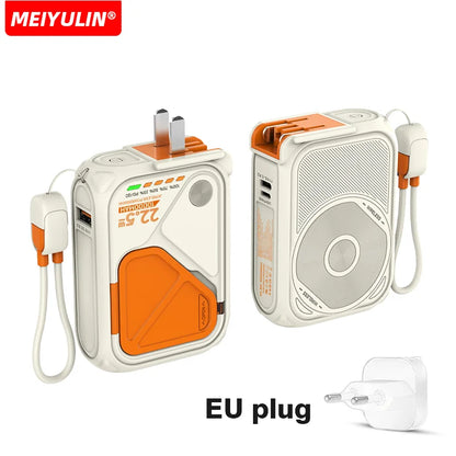Magnetic Wireless Power Bank 20000mAh - Large Capacity Fast Charger with AC Plug, External Spare Battery for iPhone