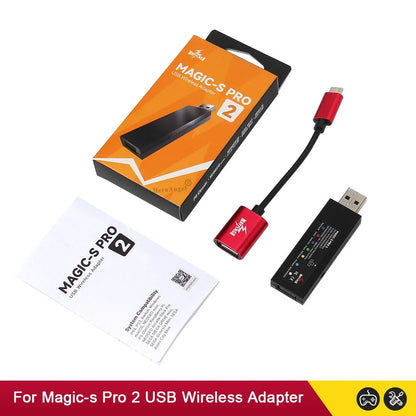 Mayflash Magic S Pro 2 USB Wireless Controller Adapter – JoyCon for NS Pro & Fight Stick for Xbox Series X/S