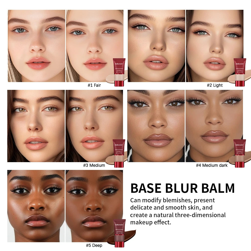 Turn Up The Base Blurring Foundation – Long-Lasting, Oil-Control Matte Face Makeup Cosmetics