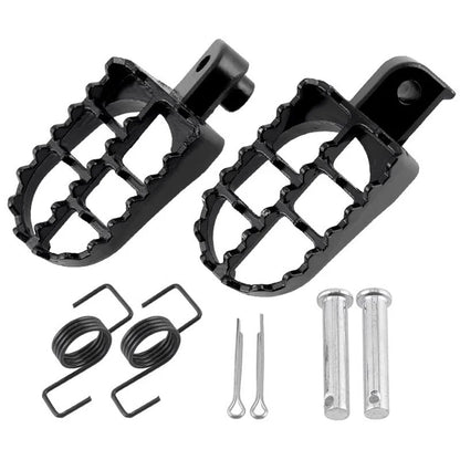 Motorcycle Foot Pegs - Replacement Footrests for Yamaha, Honda CRF/XR Models & Dirt Pit Bikes