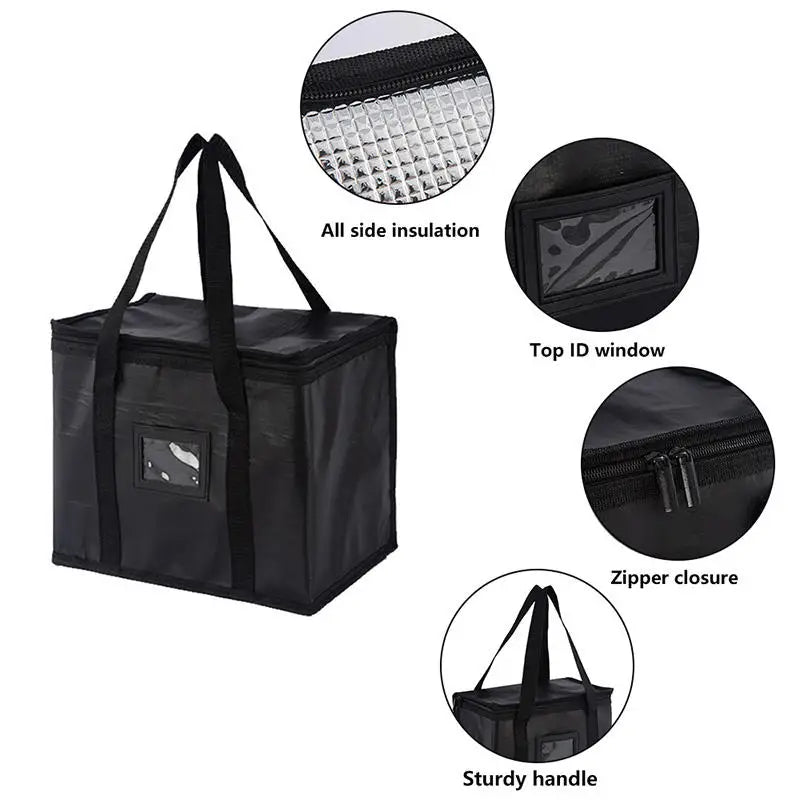 Insulated Thermal Cooler Bag 16L/28L/50L/70L – Large Capacity Food & Drink Storage Lunch Bag with Foil Lining for Hot & Cold Use