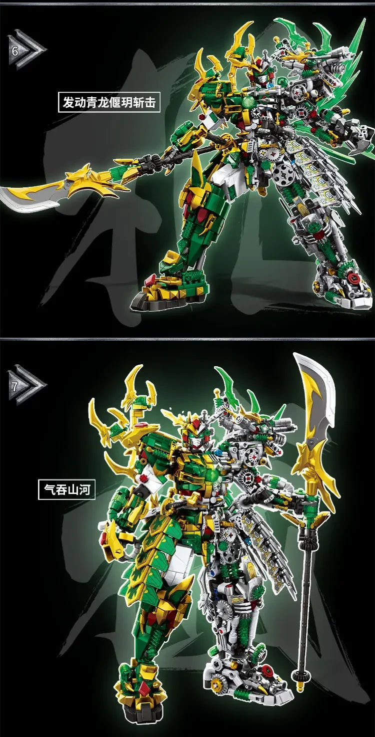 Mech WUKONG Monkey King Building Block Toy Set – ZHAOYUN Robot Hero DIY Bricks for Kids & Boys Gifts