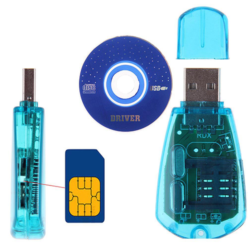 USB SIM Card Reader & Cloner – Backup SMS & Contacts for GSM/CDMA Phones with Mini CD