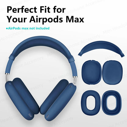 Silicone Protective Case for AirPods Max 2024 – Ear Protection Earmuff Cover for Headphones