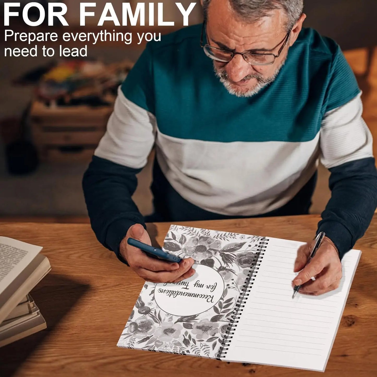Creative End-of-Life Planner Notebook – Notepad for Recording Final Wishes & Arrangements