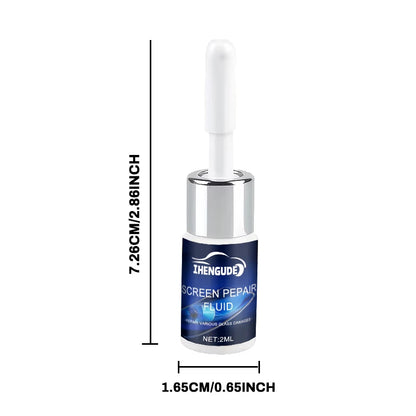 Cracked Phone Screen Repair Liquid - Strong Adhesive Glass Repair Kit for Scratches & Cracks