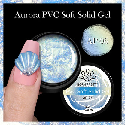 BORN PRETTY 5ML Super Silver Metallic Gel Nail Polish - Mirror Chrome Effect, Semi-Permanent Metal Painting Gel for DIY Nails