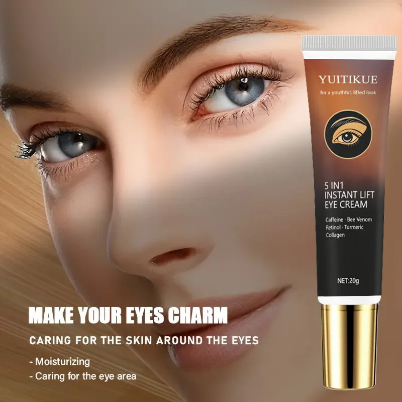 Peptide Eye Cream – 20g Firming & Hydrating Eye Moisturizer with Plant Stem Cells and Hyaluronic Acid