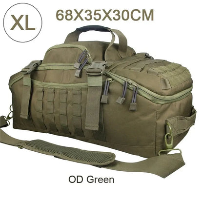 LQARMY 60L/80L Tactical Camping Backpack - Molle Hiking, Travel & Climbing Rucksack for Men