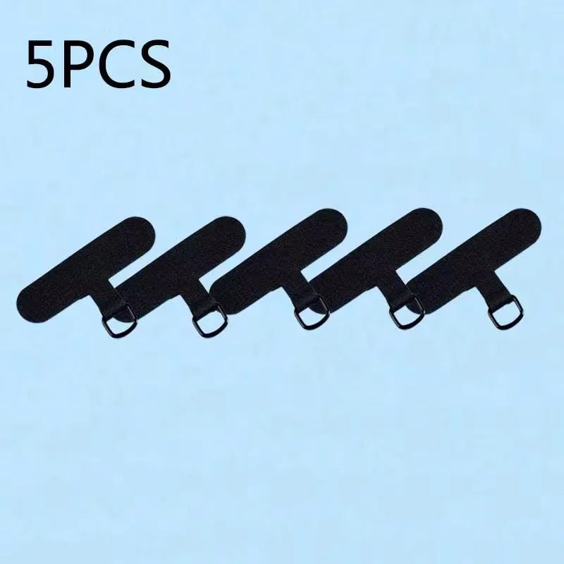 Universal Metal Phone Lanyard Gasket Patch – 1/4PCS Ultra-Thin Mobile Sling Rope, Card Clip Strap & Hang Cord Tab
