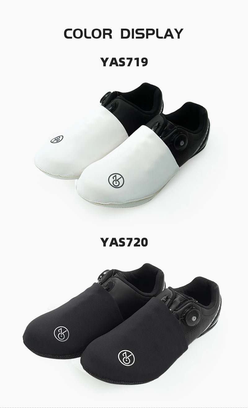 YKYKBIKE Winter Bicycle Toe Covers – Rainproof & Windproof Bike Shoe Covers for Cycling Overshoes & Road Booties