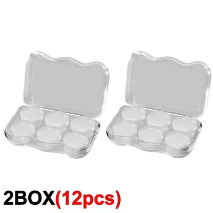 Soft Silicone Earplugs – Reusable Waterproof Noise-Canceling Gel Ear Plugs for Sleeping, Swimming & Flying