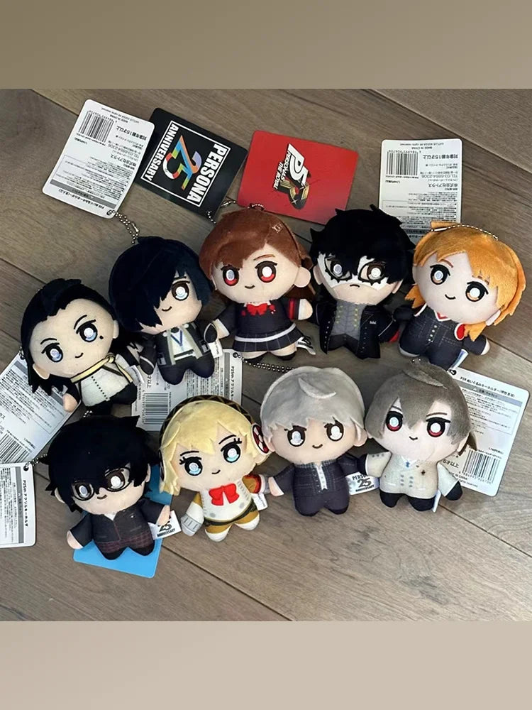 10CM 2024 Persona Plush Toy – 25th Anniversary Joker, Shiomi, Kotone, Yuuki, Makoto Cosplay Anime Plushie Pendant, Kids Christmas Gift
