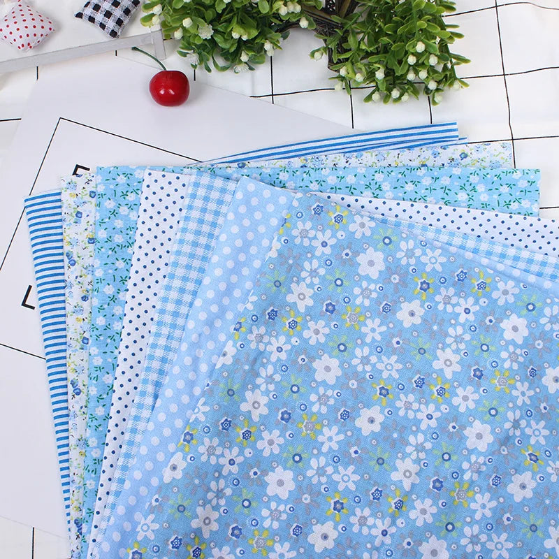 Printed Cotton Fabric Squares 25×25cm — Sewing, Quilting, Patchwork & DIY Handmade Craft Material