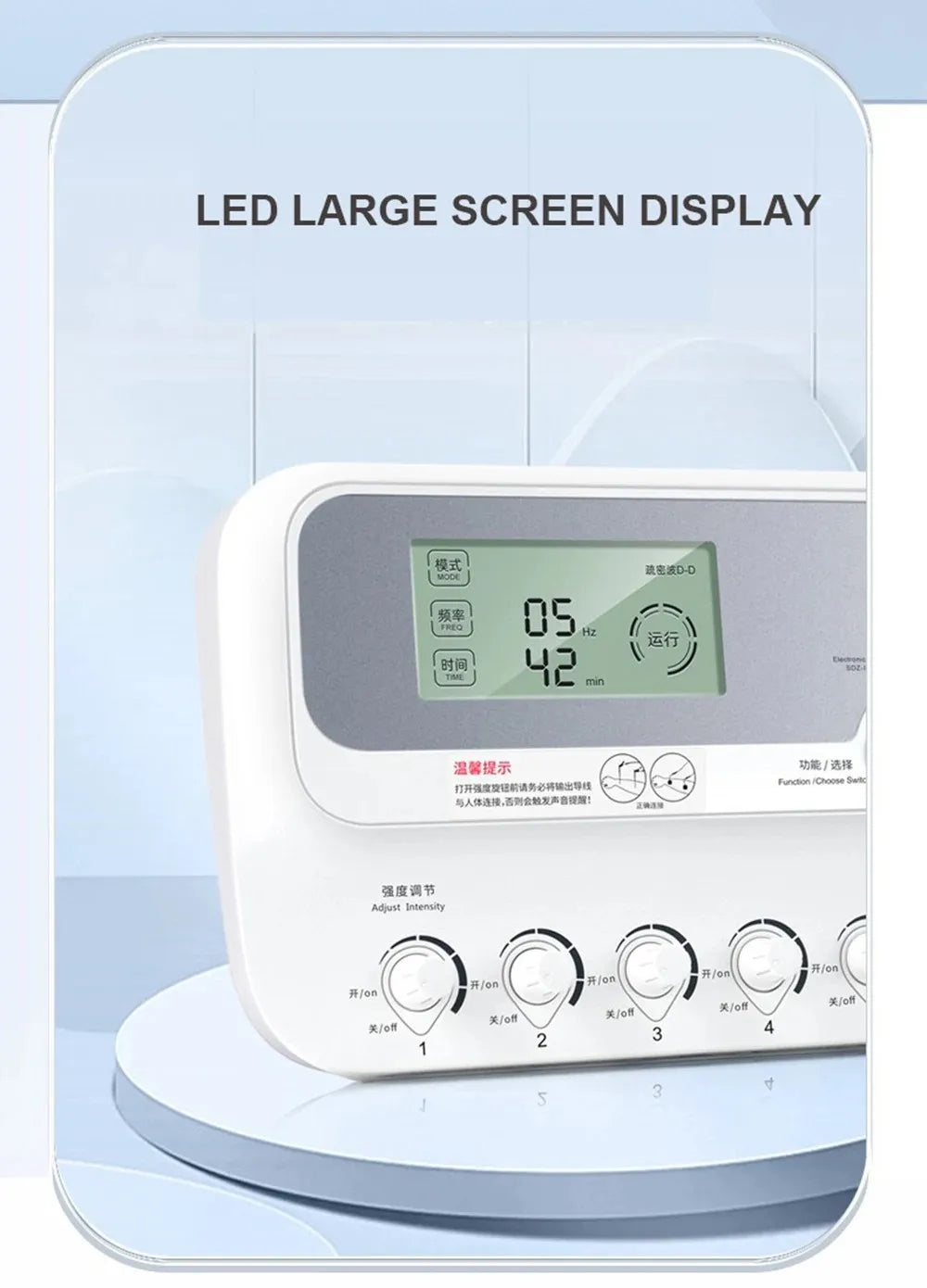 Hwato SDZ III Electroacupuncture Machine — 6-Channel Nerve & Muscle Stimulator Therapy Device for Acupuncture Treatment