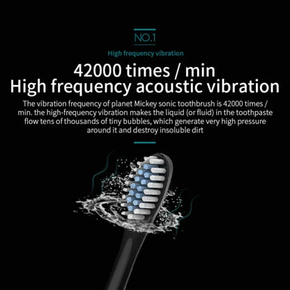 Automatic Electric Toothbrush - Smart Six-Speed Rechargeable Soft Bristle Toothbrush for Adults and Children All Ages