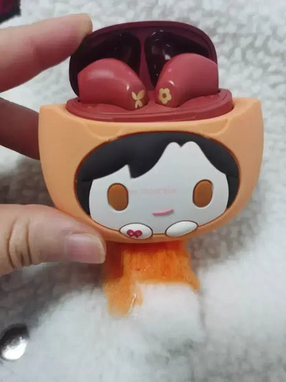 Hua Cheng Xie Lian Fox Rabbit Bluetooth Headset Case – Tian Guan Ci Fu Cosplay Earphone Case, Official Toy Gift