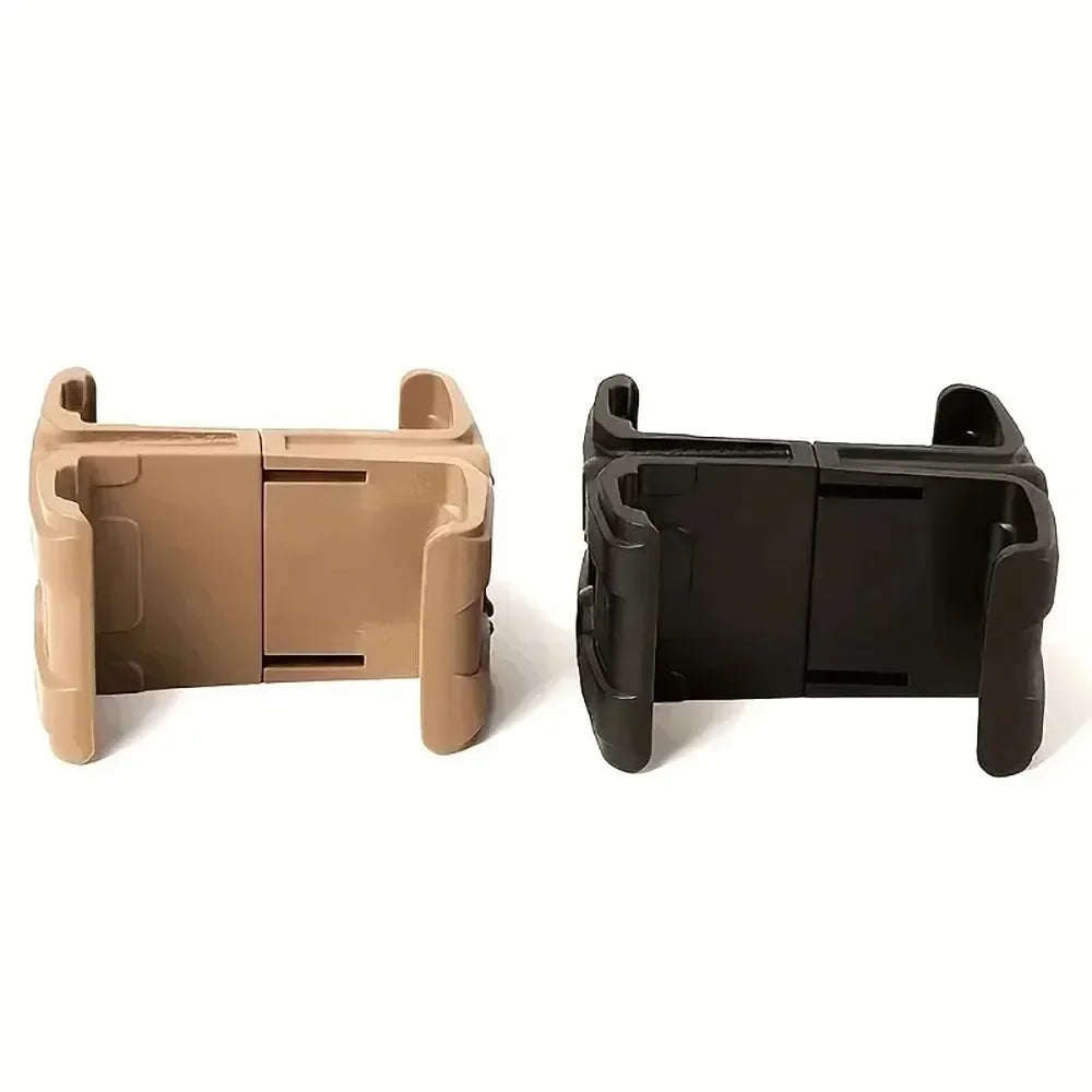 Tactical Magazine Clip Holder - Dual Parallel Mag Link Accessory for AK AR15 M4 Airsoft