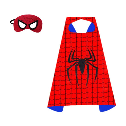 Kids Superhero Capes Costume Set for Boys (Ages 3–10) – Cartoon Dress-Up Capes for Parties, Playtime & Easter Gifts