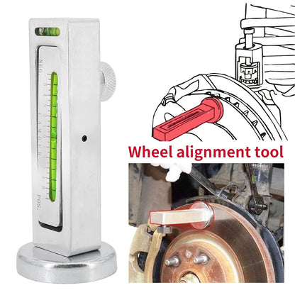 Automobile Magnetic Wheel Alignment Camber Gauge Tool – Adjustable 4-Wheel Positioning Level Instrument