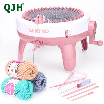 Sentro Knitting Machine Craft Kit - 40 Needle Hand Knitting Machine for Scarves, Hats, Sweaters, Gloves, and More