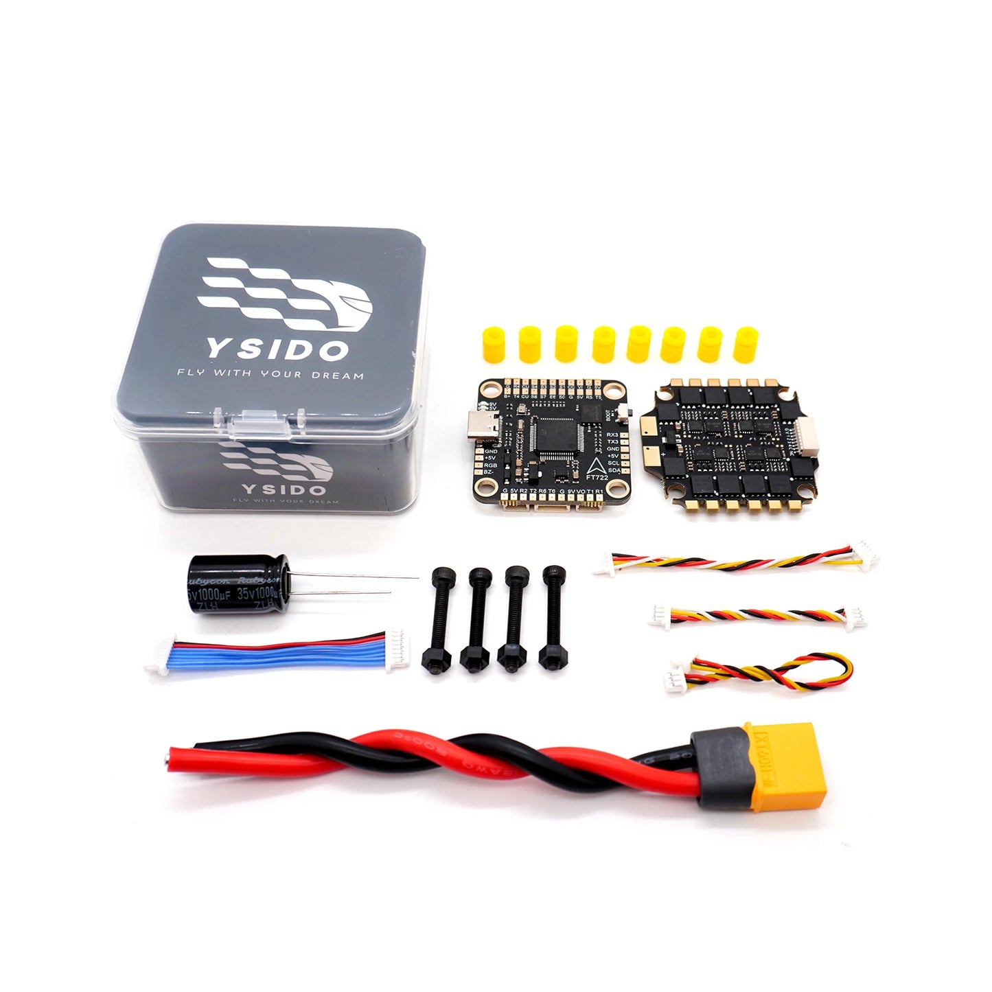F405 V3 & F722 Flight Controller Stack — BLS 4-in-1 60A/80A ESC 2-6S LiPo for FPV Racing Drone Quadcopter