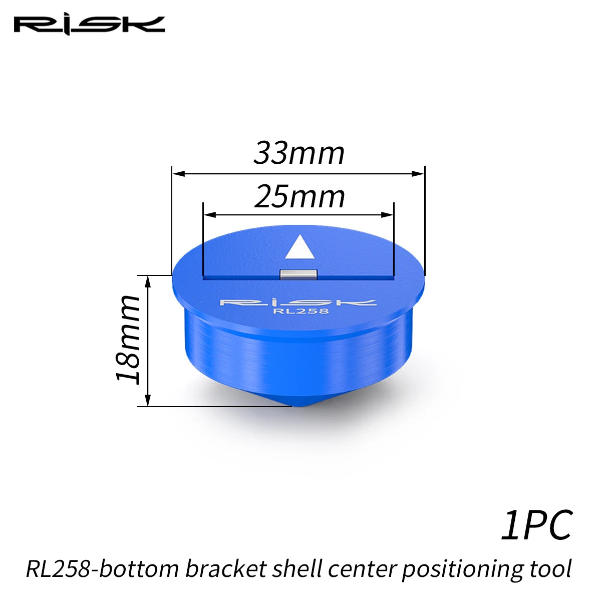 RISK Bicycle Seat Cushion Height Measuring Tool – Bike Fitting & Measurement Gauge