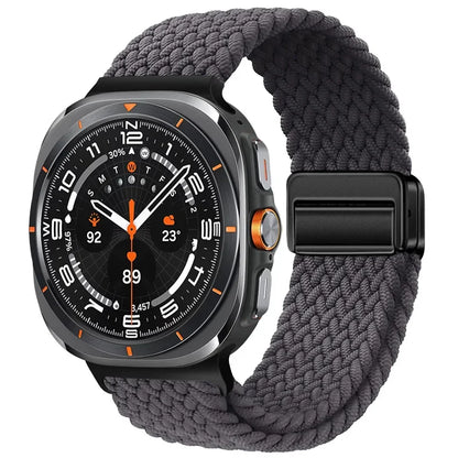 Magnetic Nylon Strap for Samsung Galaxy Watch Ultra 47mm – Adjustable Loop Bracelet Band Accessory