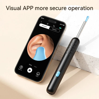 Ear Wax Removal Tool with 8M HD Camera – Ear Cleaner Endoscope with 6 LED Lights, Ear Cleaning Kit for Adults & Children