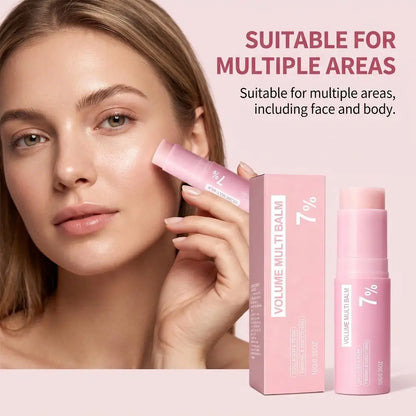 PDRN Pink Collagen Multi Balm Stick - Volufiline Facial, Eye, and Neck Moisturizer for Hydrated, Plump-Looking Skin