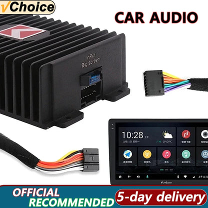 Car DSP Amplifier Hi-Fi Booster – 4*80W Digital Sound Processor for Android, Subwoofer & Car Stereo Audio System