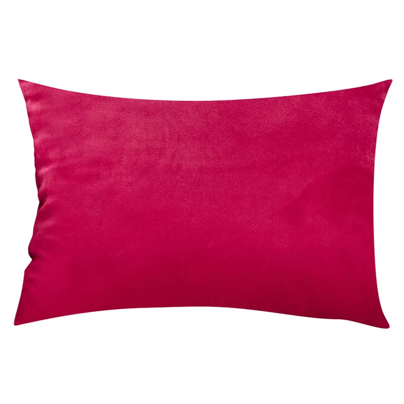 Soft Velvet Plaid Cushion Covers – 30x50 cm Pillowcases for Living Room Sofa, Nordic Home Decor