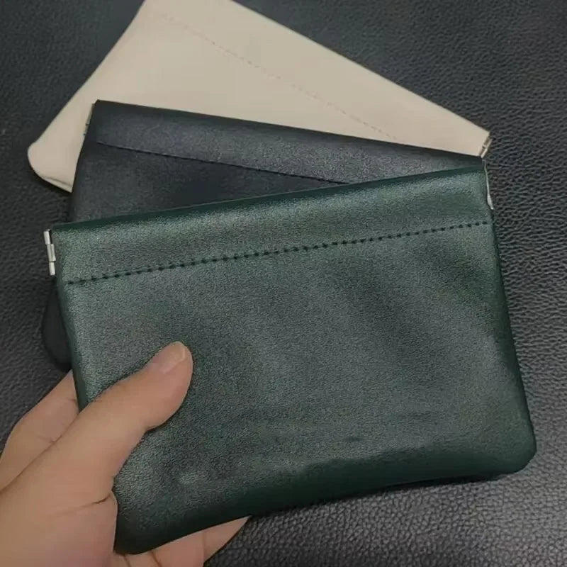 PU Leather Storage Bag - Waterproof Portable Organizer for Earphones, Charging Cables, Cosmetics, Lipstick & Jewelry