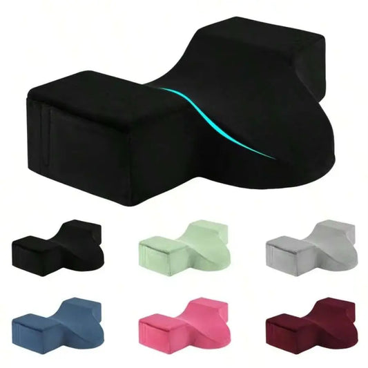 U-Shaped Memory Foam Eyelash Pillow - Ergonomic Neck Support for Lash Extensions, Beauty Salon & Home Use