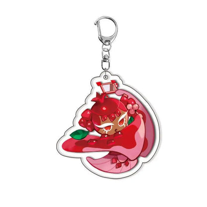 Cookie Run Kingdom Acrylic Keychain – Q Version Cartoon Bag Charm Fan Gift Jewelry