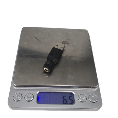 DC Female Jack to USB 2.0 Male Adapter - 5V Power Connector for 3.5×1.35mm, 4.0×1.7mm & 5.5×2.1mm Plugs