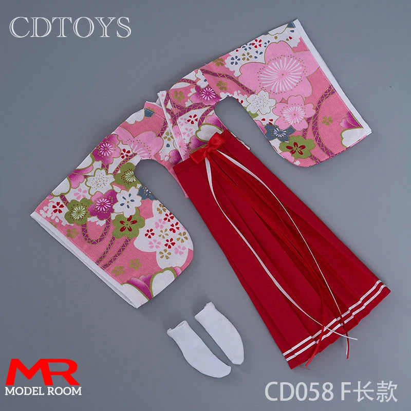 CDToys CD058 1/6 Scale Female Witch Kimono Costume – Doll Clothes for 12" Soldier Action Figures