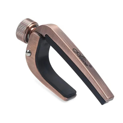 Alice Guitar Capo - Adjustable Metal Roller Quick Change Clamp for Electric Acoustic Guitar, Bass, Violin & Ukulele