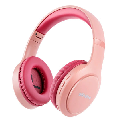 Siindoo JH919 Wireless Bluetooth Headphones - Foldable Stereo Earphones, Super Bass, Noise Reduction Mic for Laptop, PC, TV
