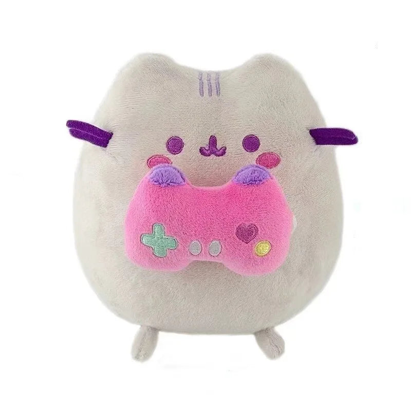 Cute Cat Plush Doll - Anime Ice Cream, Pizza, and Cake Stuffed Toy for Desk, Bedroom Decor, Birthday and Christmas Gifts