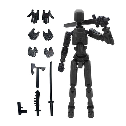 13-Joint Articulated Figure – Movable DIY 3D Printed Action Doll for Stop Motion & Animation